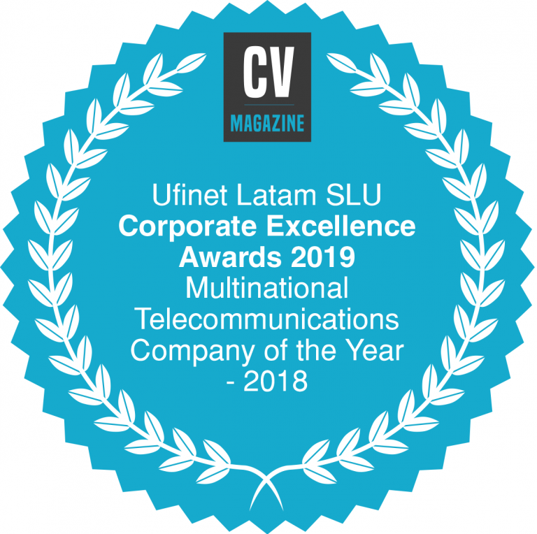 A UFINET é premiada como Empresa Multinacional de Telecomunicações do Ano – 2018!