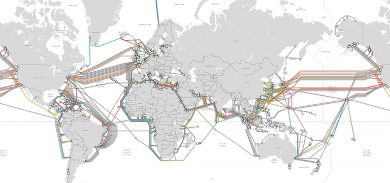 Submarine cables and the Internet era